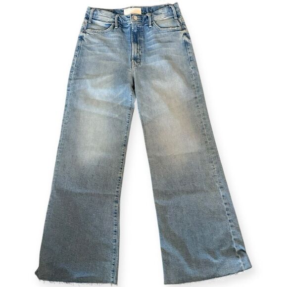 MOTHER The Hustler Roller Sneak High-Rise Wide-Leg Jeans - Picture 4 of 11